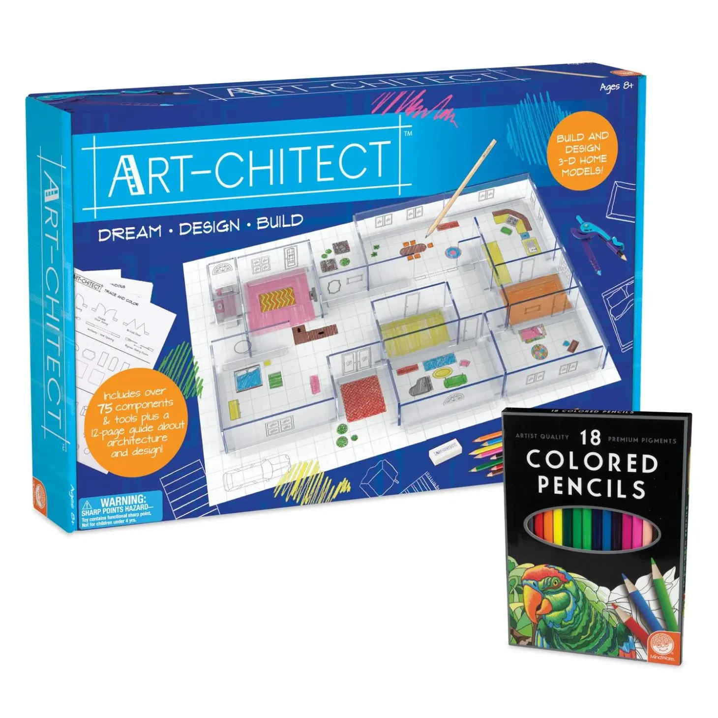 Art-chitect with FREE Colored Pencils Architecture Set for Kids
