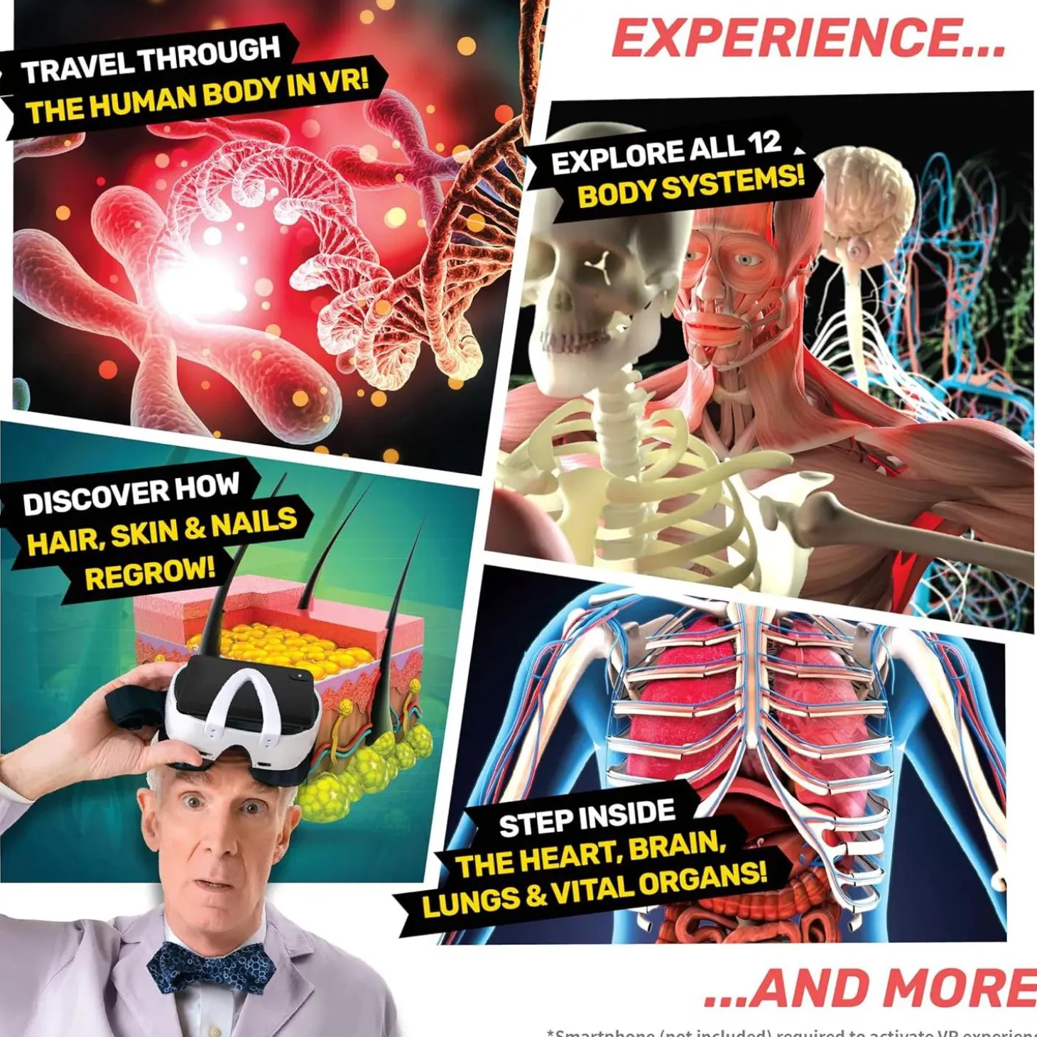 Bill Nye's Virtual Reality Body Lab Kit
