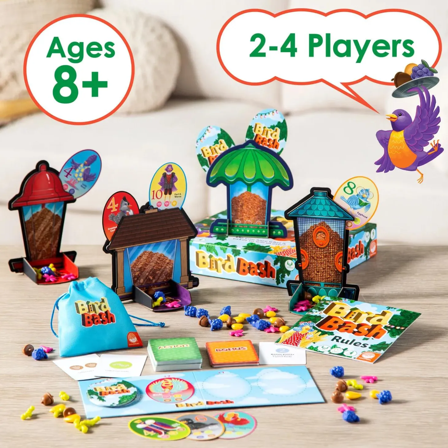 Bird Bash Family Board Game