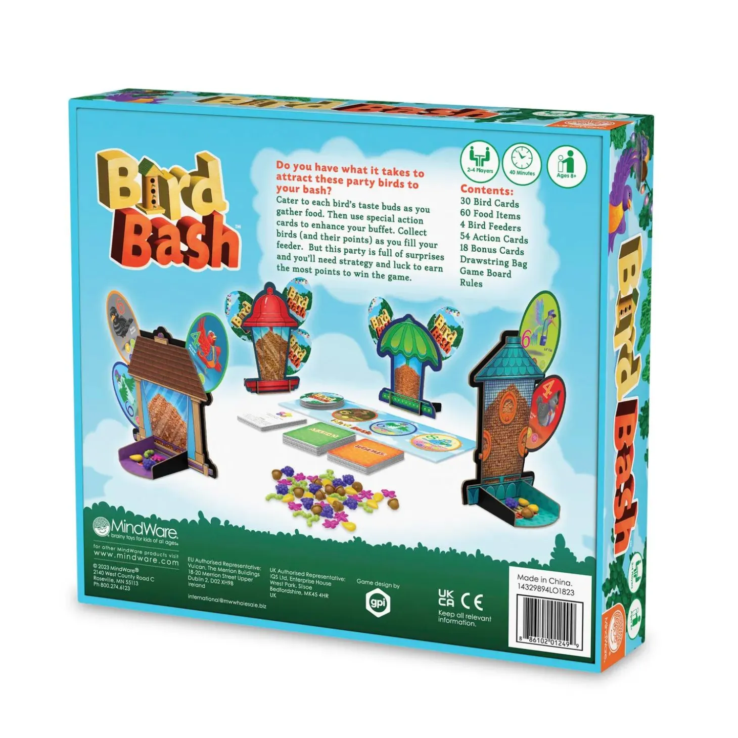 Bird Bash Family Board Game