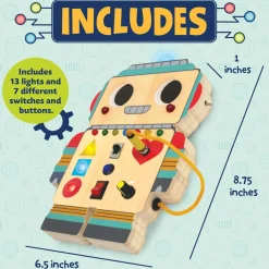 Blinkity Bot Light Up Busy Board for Toddlers