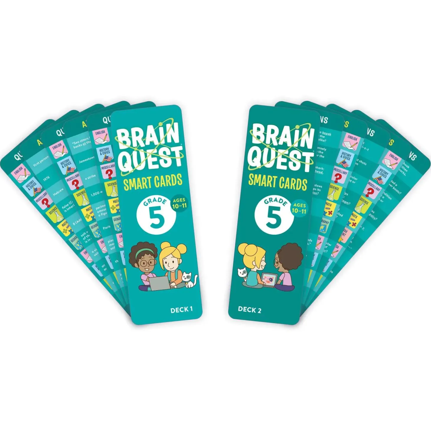 Brain Quest Smart Cards: 5th Grade (Revised 5th Edition)