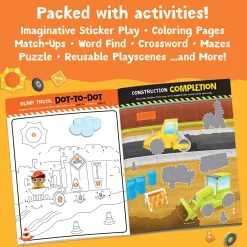 Build It! Construction Sticker Activity Book