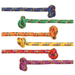 Champion Sports Braided Nylon Jump Rope, 8', Pack of 6