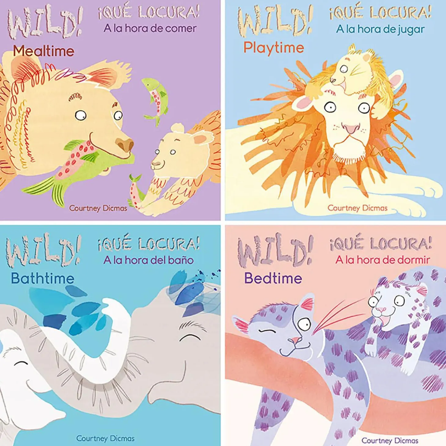 Child's Play Wild! Books, Set of 4