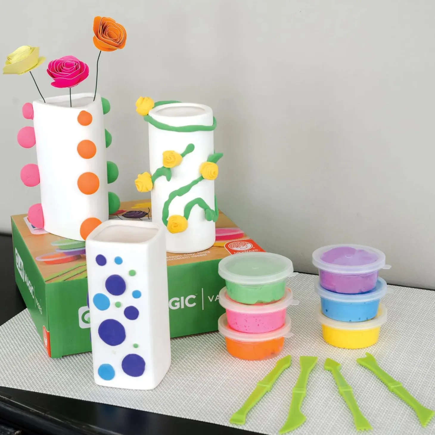 Clay Magic Vases Craft Kit
