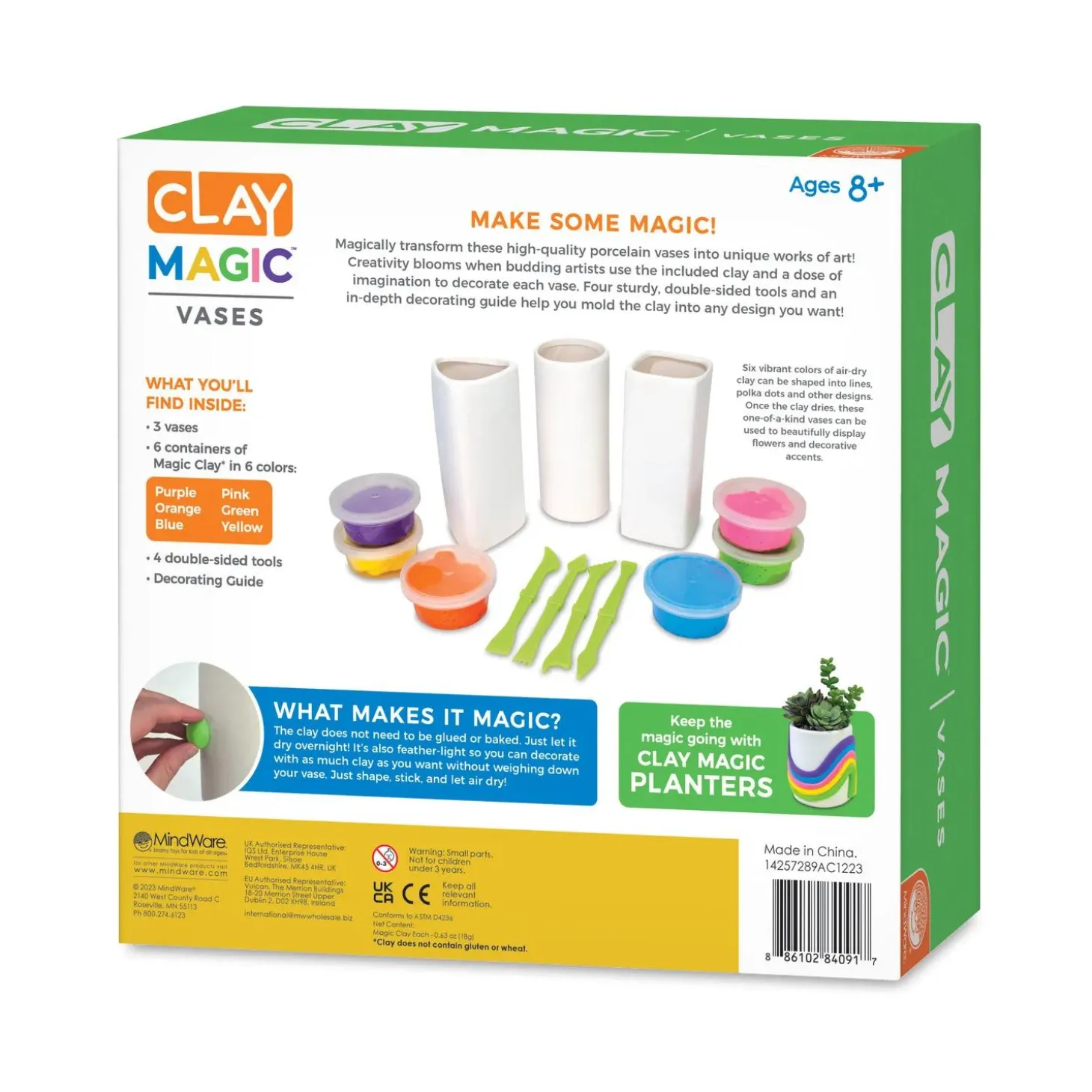 Clay Magic Vases Craft Kit