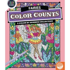Color by Number Color Counts: Fairies