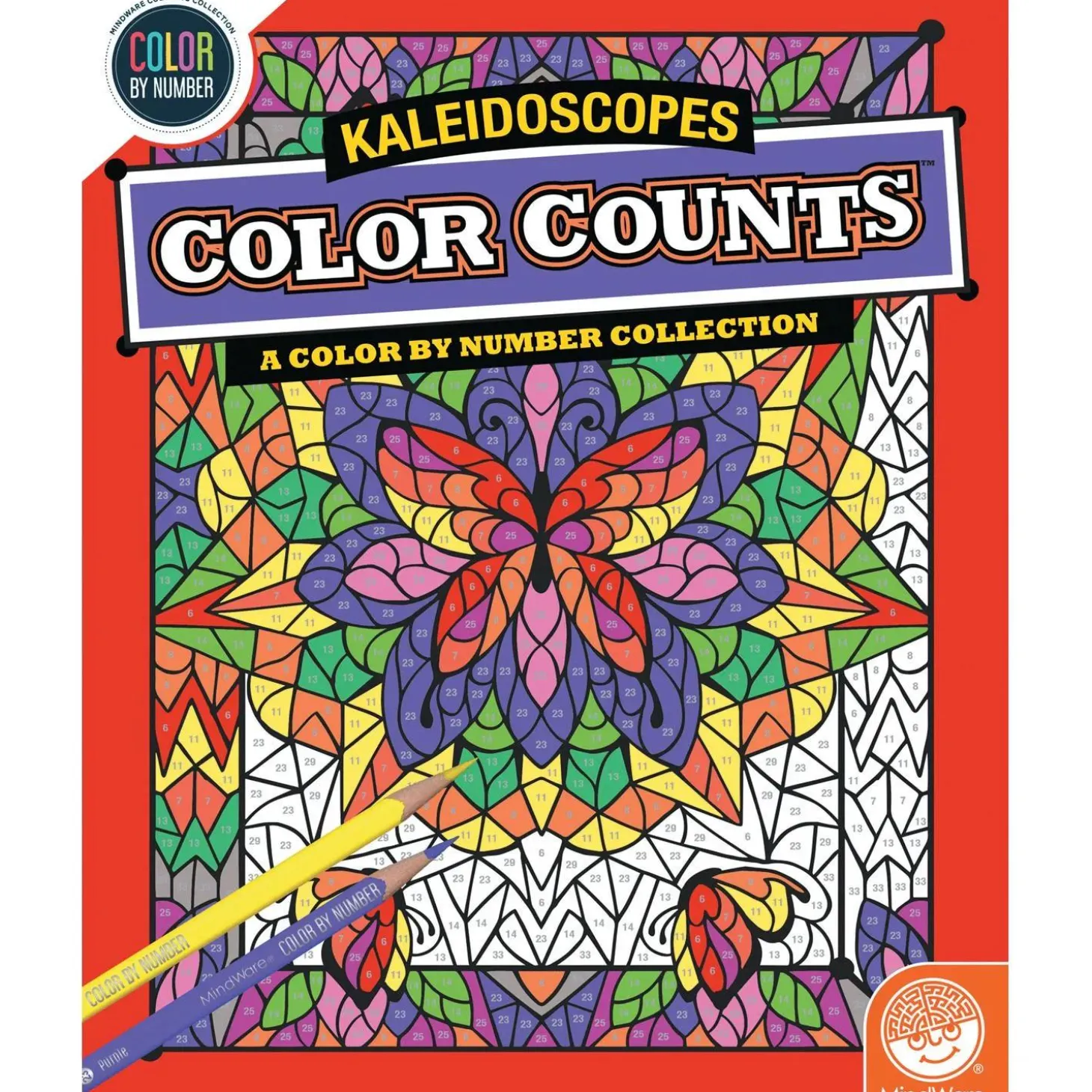 Color by Number Color Counts: Kaleidoscope