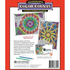 Color by Number Color Counts: Kaleidoscope