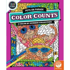 Color by Number Color Counts: Pets on Parade