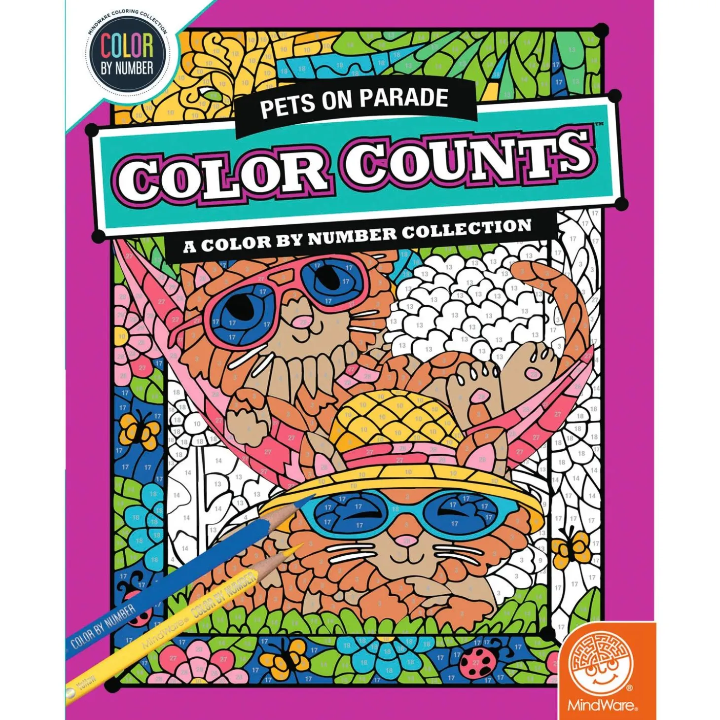 Color by Number Color Counts: Pets on Parade
