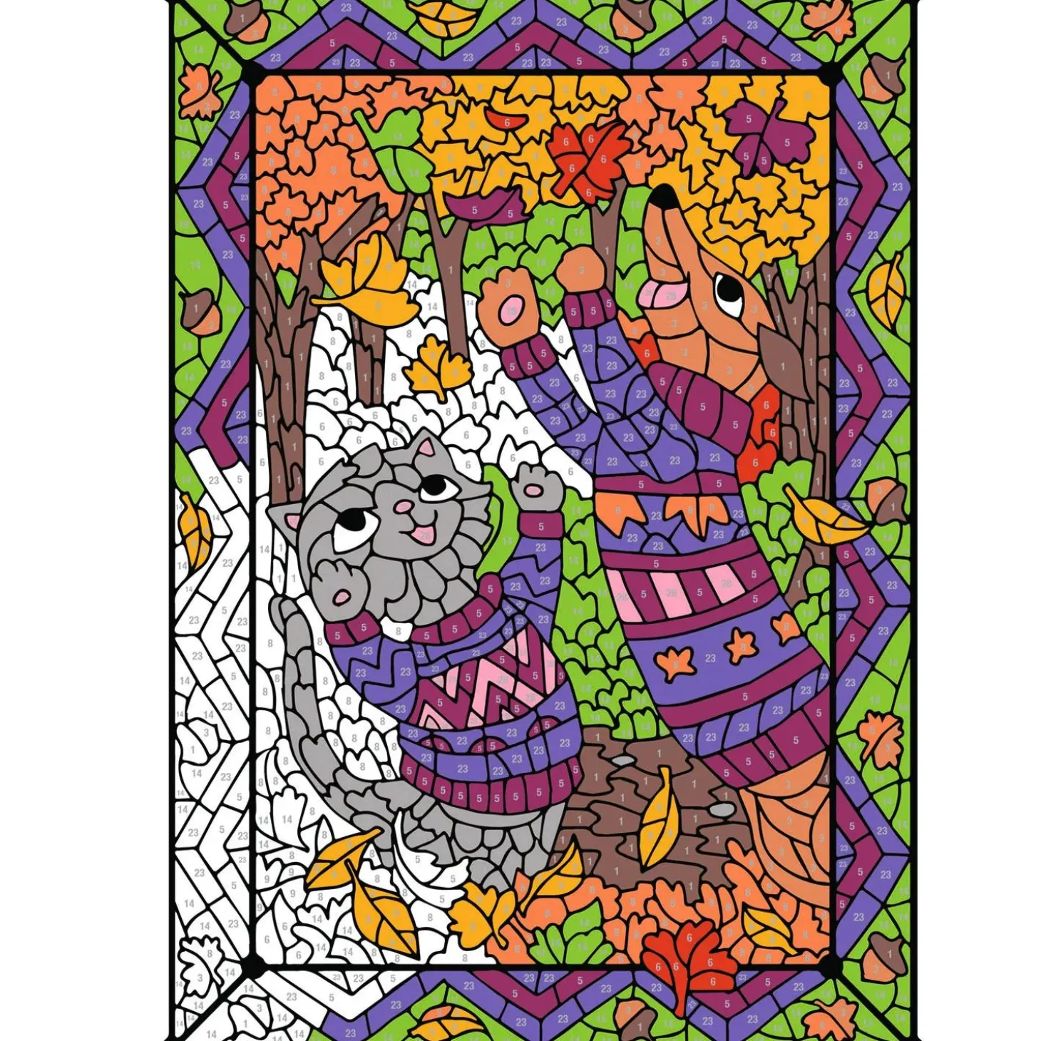Color by Number Color Counts: Pets on Parade