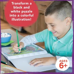 Color By Number Mystery Mosaics: Book 17