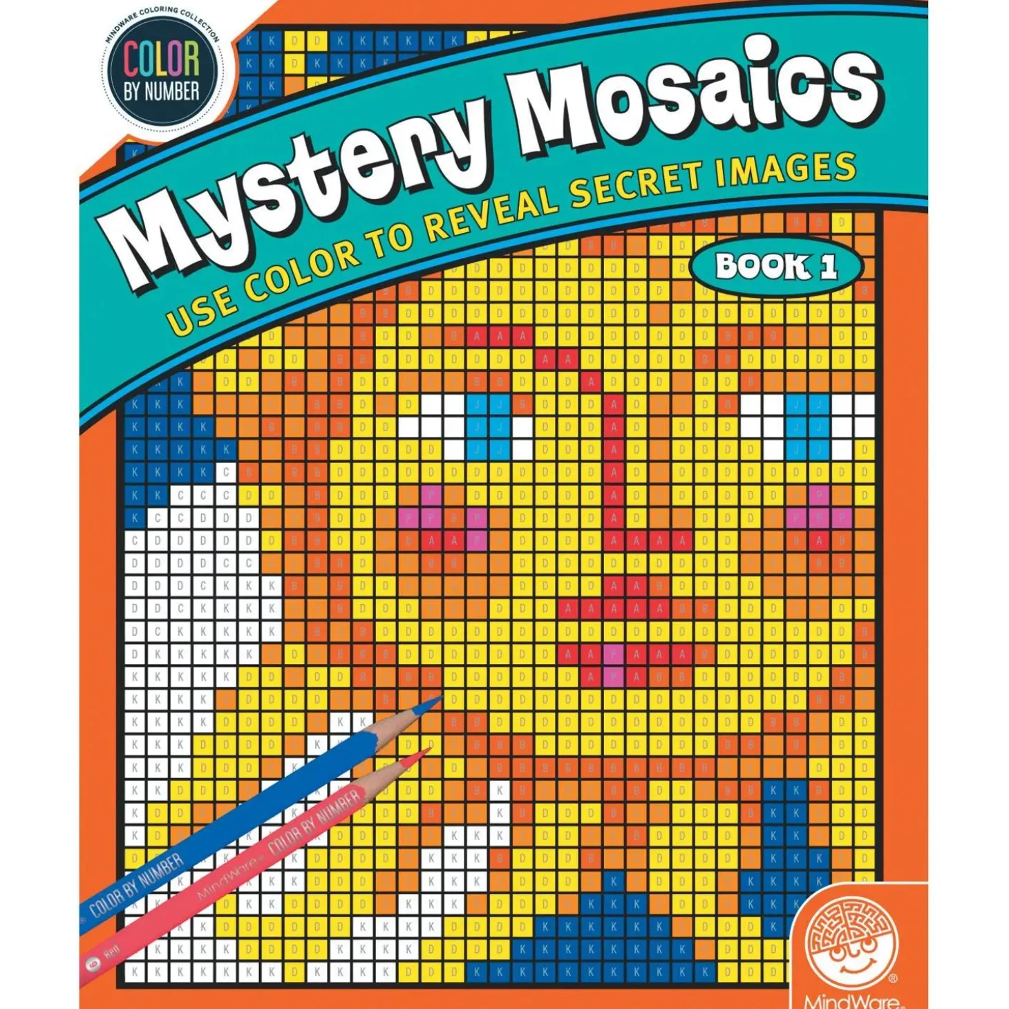 Color By Number Mystery Mosaics: Book 1