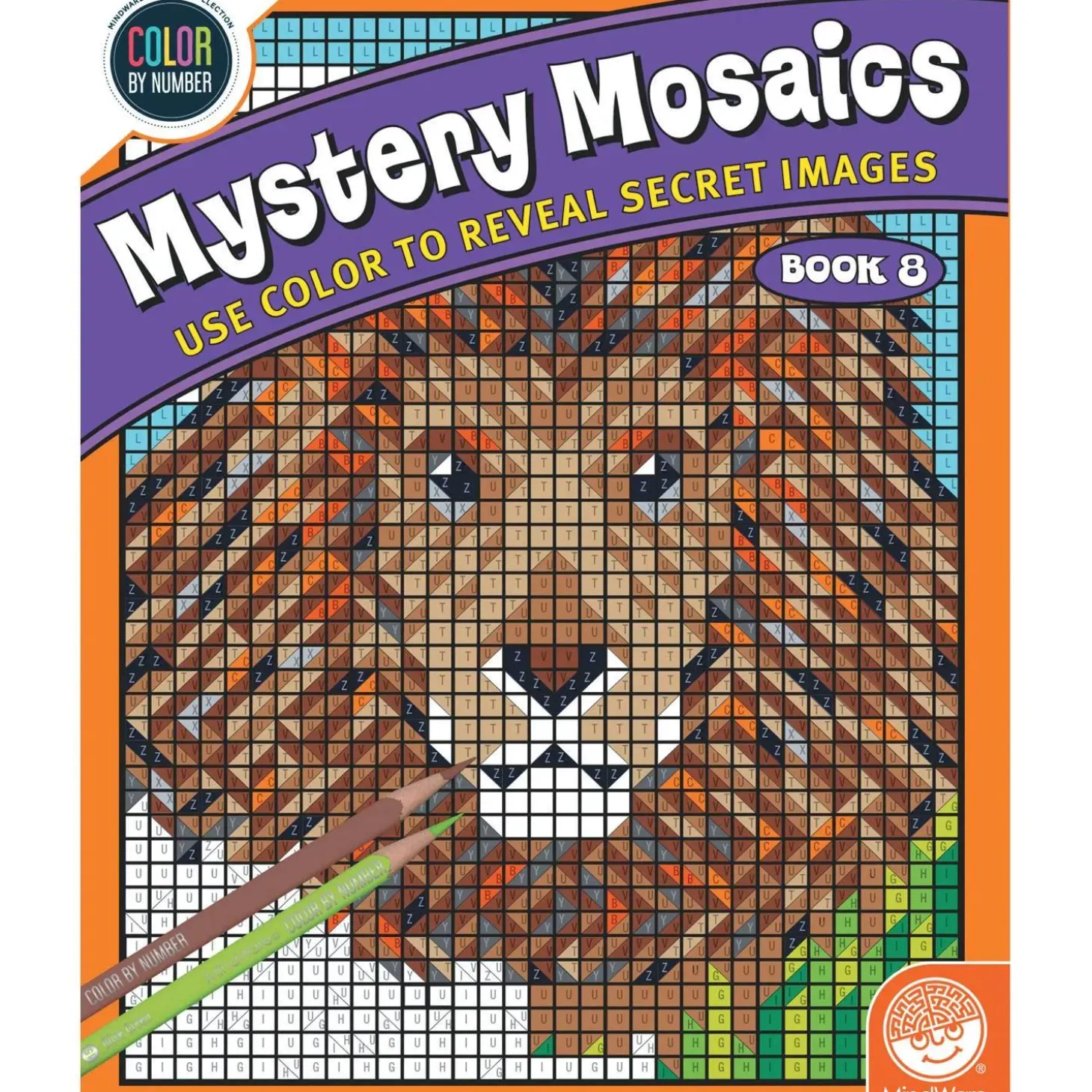Color By Number Mystery Mosaics: Book 8