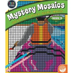 Color By Number Mystery Mosaics: Book 9