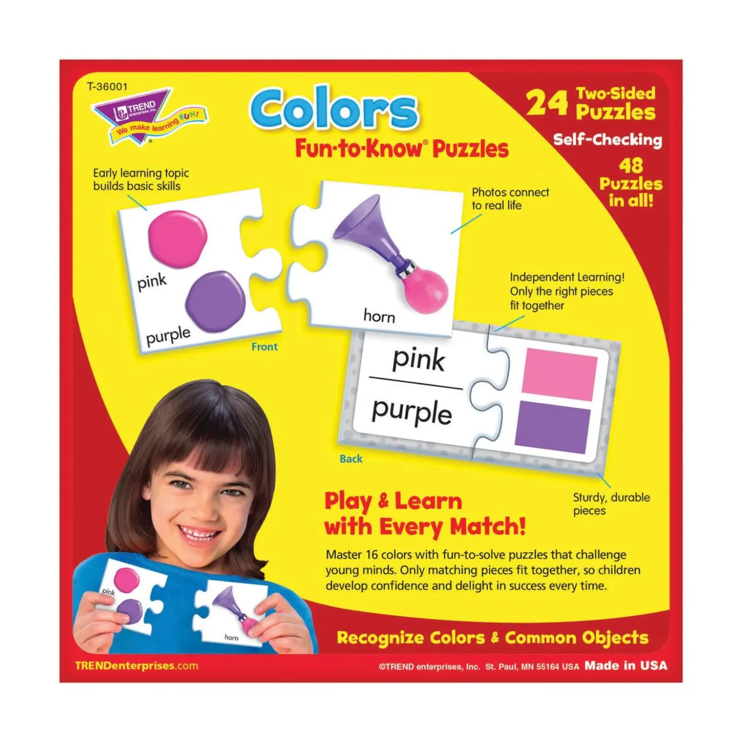 Colors Fun-to-Know® Jigsaw Puzzles