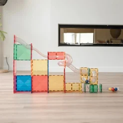 Connetix Rainbow Ball Run Expansion Pack – 66‑Piece Magnetic Motion & Exploration Kit