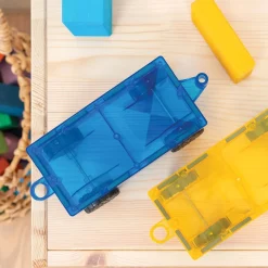 Connetix Rainbow Car Pack – 2‑Piece Magnetic Vehicle Base Set