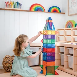 Connetix Rainbow Creative Pack – 102-Piece Magnetic Building Set