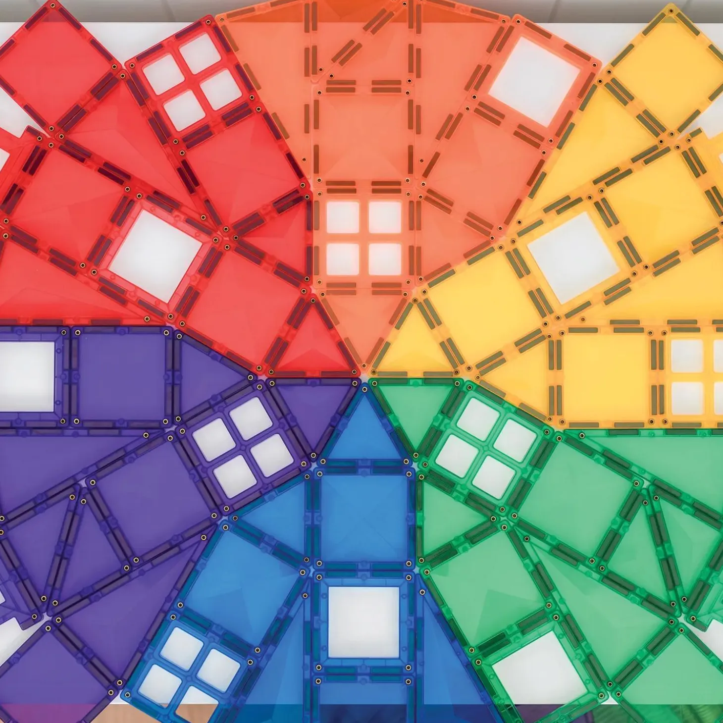 Connetix Rainbow Creative Pack – 102-Piece Magnetic Building Set