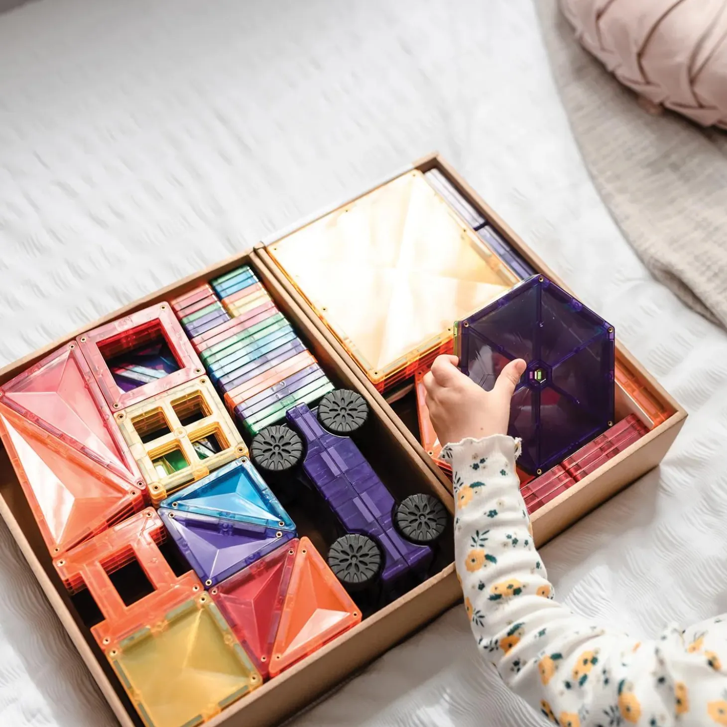 Connetix Rainbow Mega Pack – 212‑Piece Magnetic Building Set