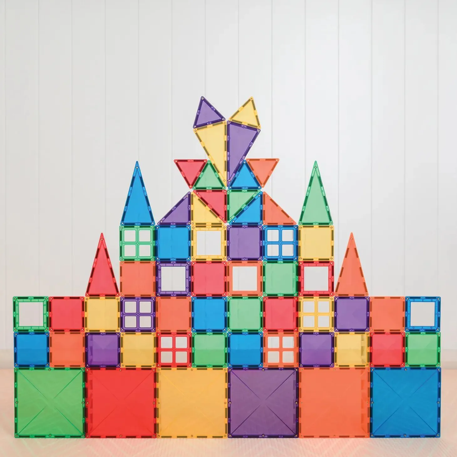 Connetix Rainbow Starter Pack – 60‑Piece Magnetic Building Set