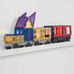 Connetix Rainbow Transport Pack – 50‑Piece Magnetic Building Set