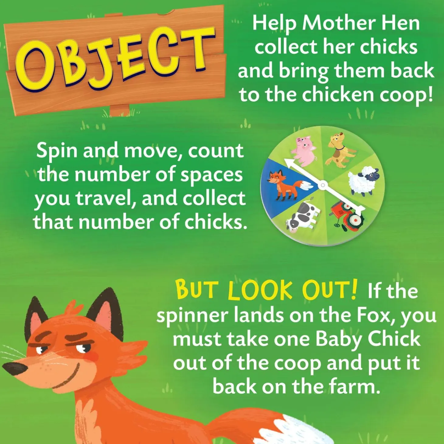 Count Your Chickens! Peaceable Kingdom Cooperative Board Game