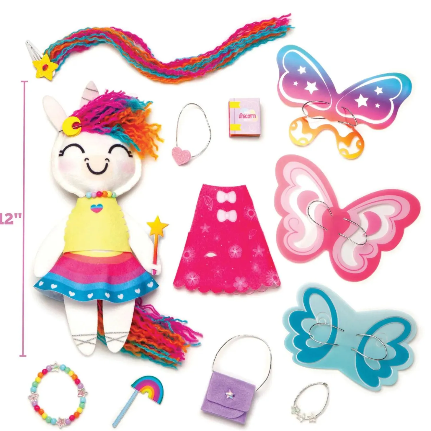 Craft-tastic Color Your Own Magical Unicorn Friend Craft Kit