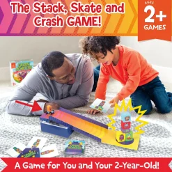Crash Monsters Peaceable Kingdom Stacking Toddler Game