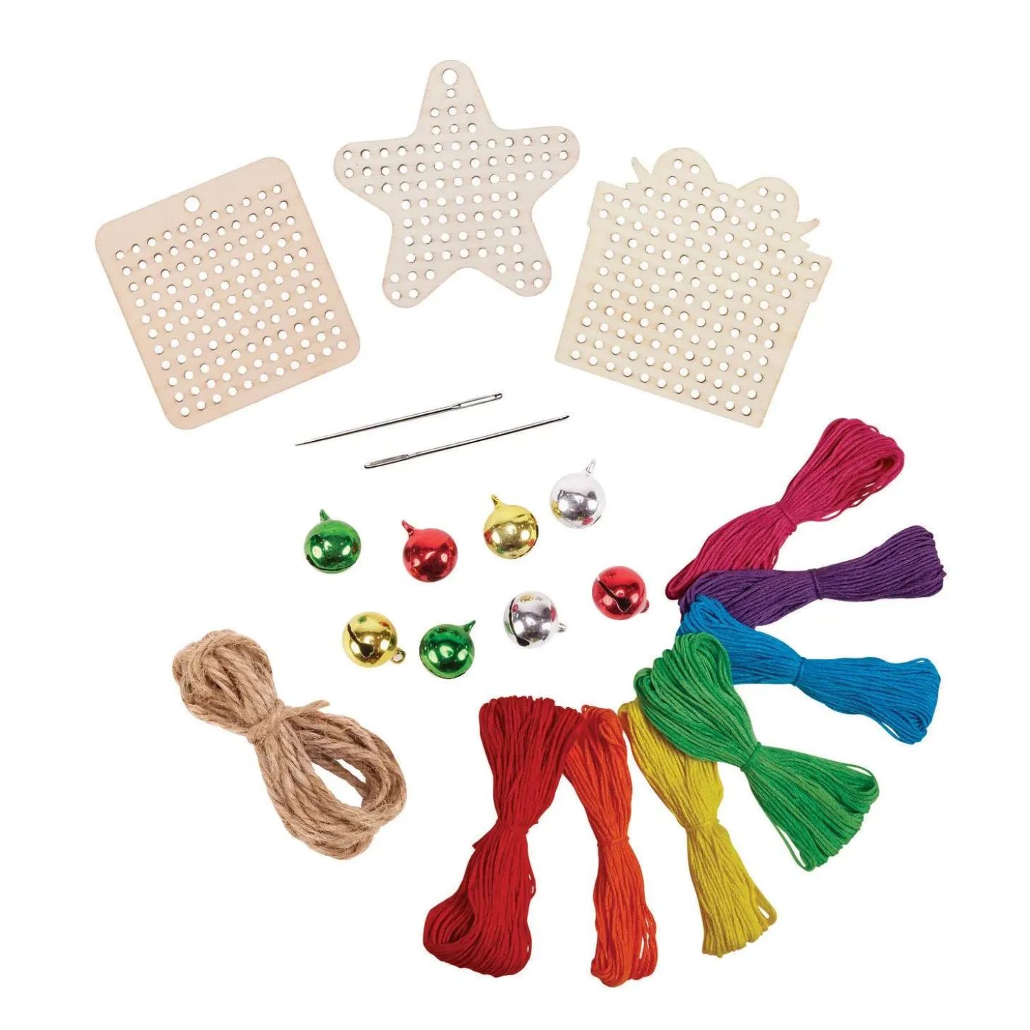 12 Days of Cross Stitch Wood Ornaments Advent Calendar
