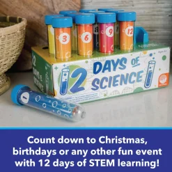 12 Days of Science Experiments Countdown Calendar