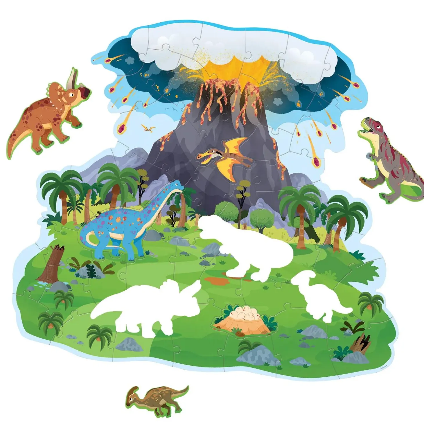 Dinosaur Island Floor Puzzle