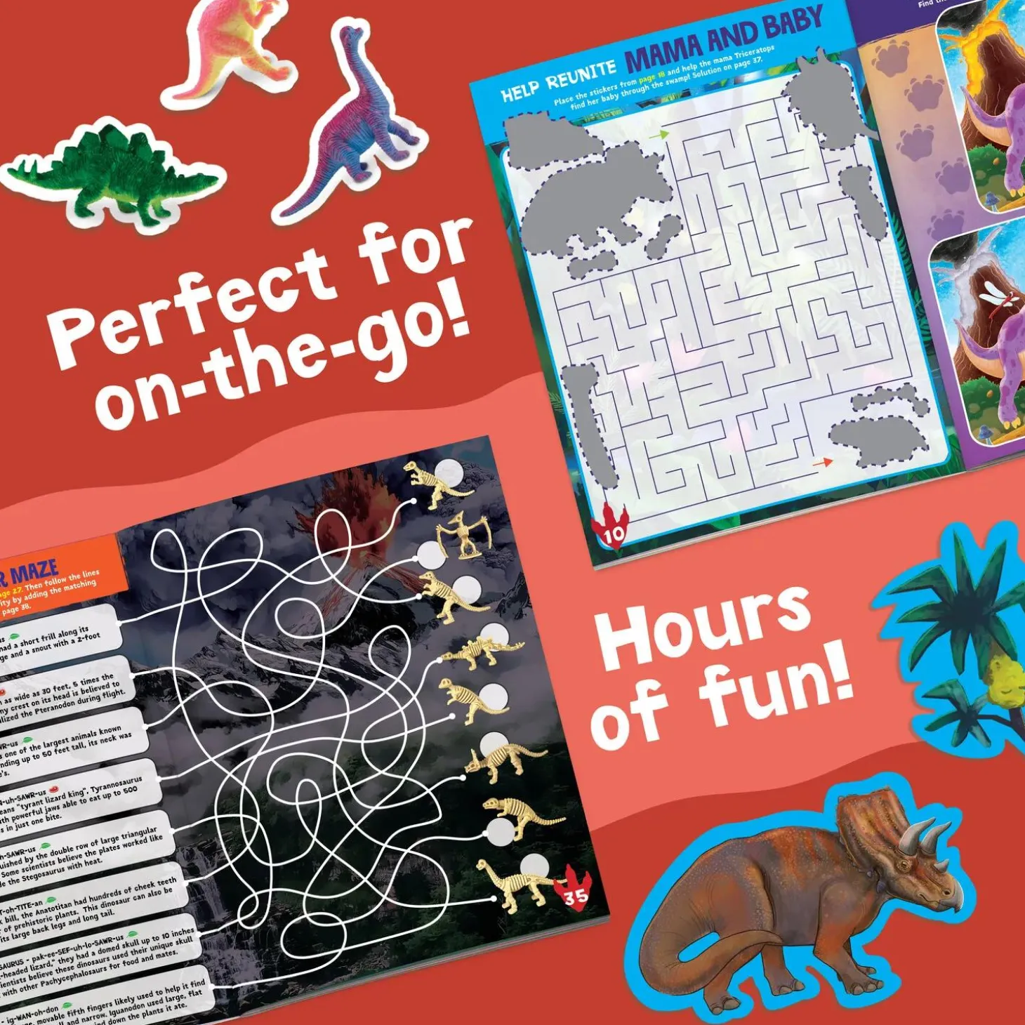 Dinosaur Sticker Activity Book