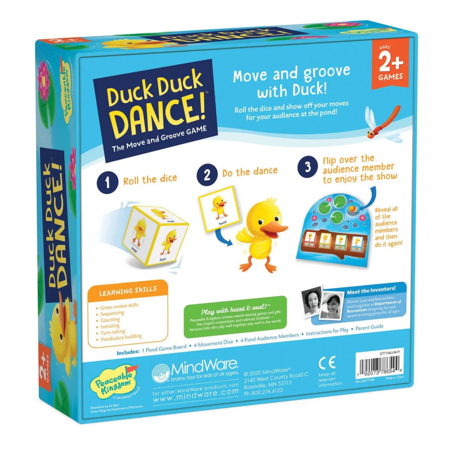 Duck Duck Dance Peaceable Kingdom Toddler Game