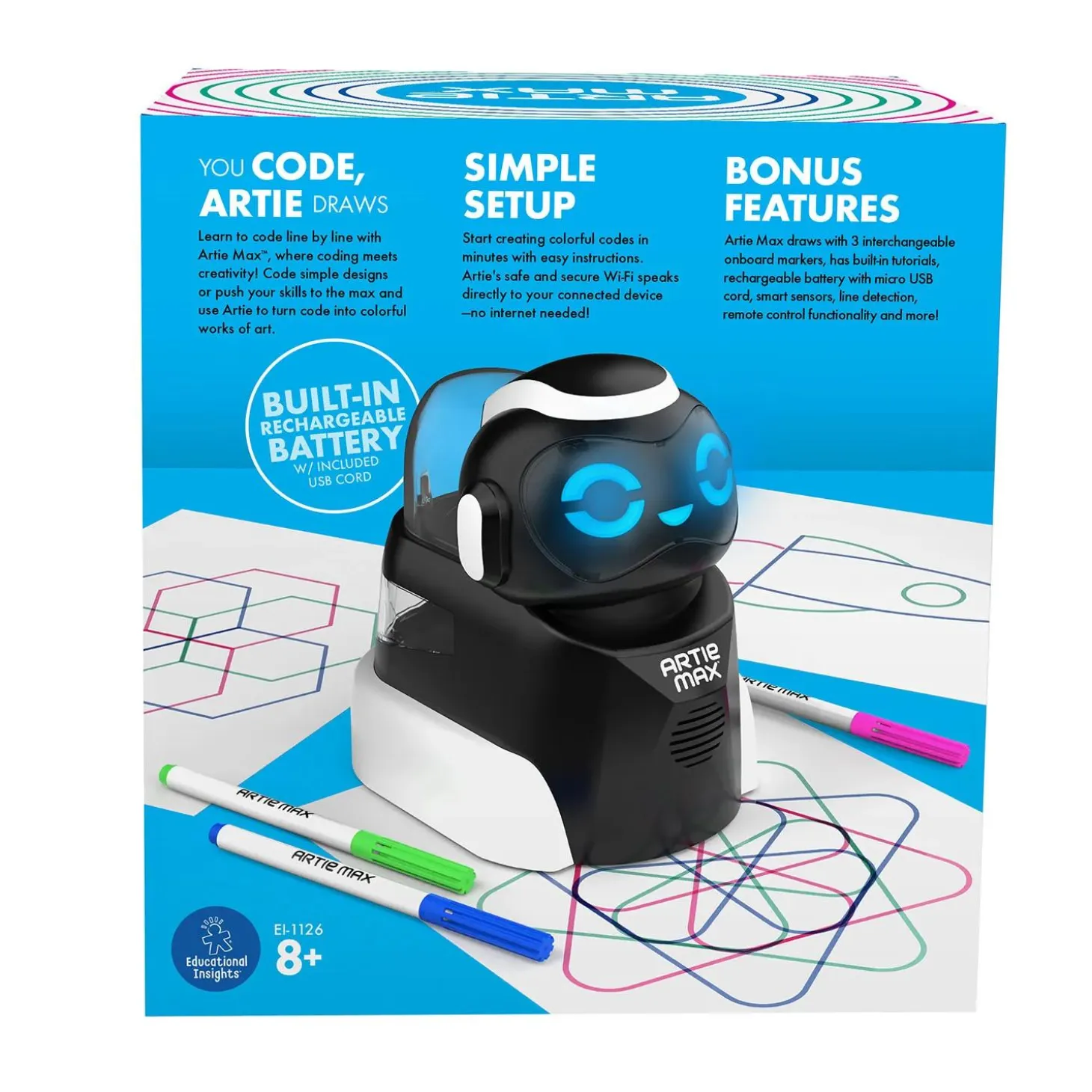 Educational Insights Artie Max The Coding Robot