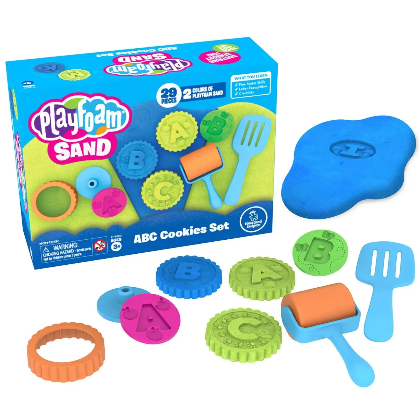Educational Insights Playfoam Sand ABC Cookies Set