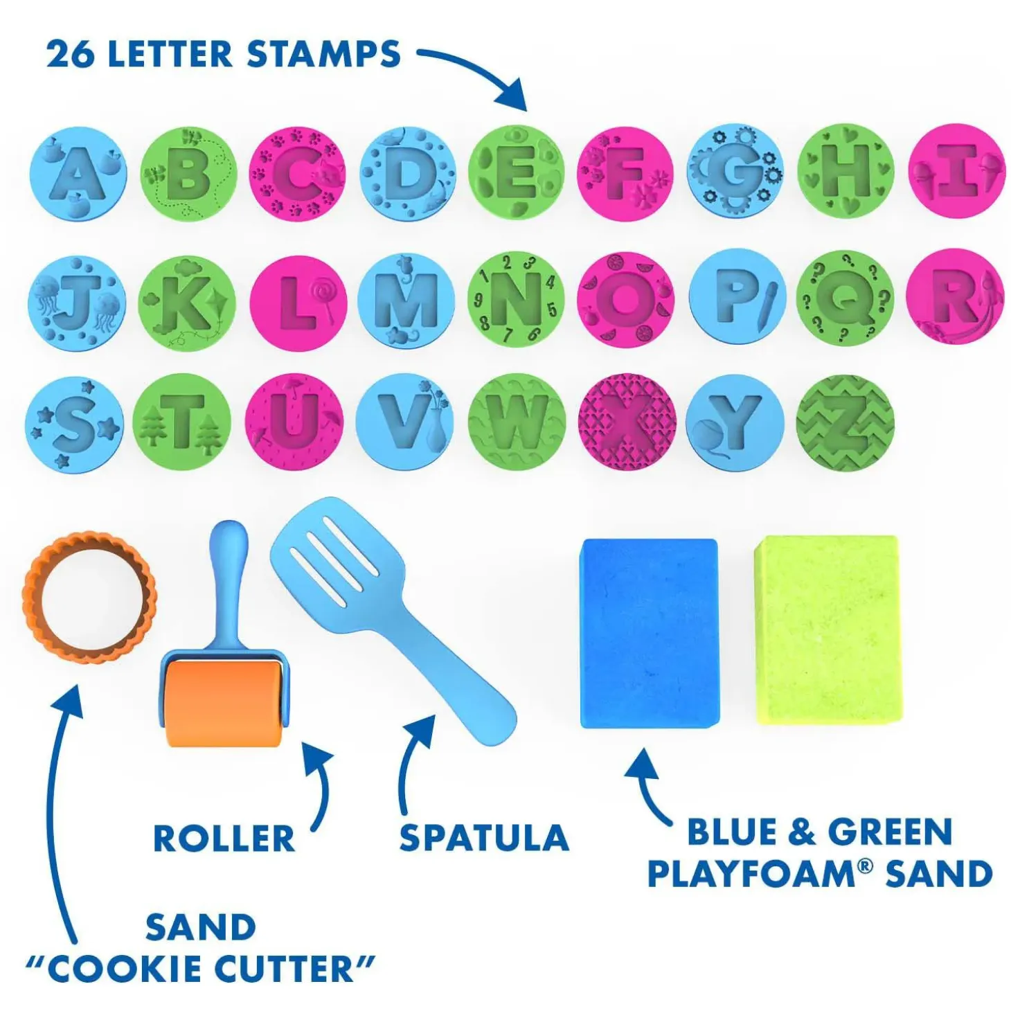 Educational Insights Playfoam Sand ABC Cookies Set