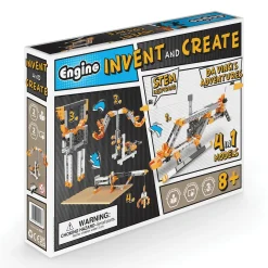 Engino Invent & Create: Da Vinci’s Adventures – 4-in-1 STEAM Building Kit
