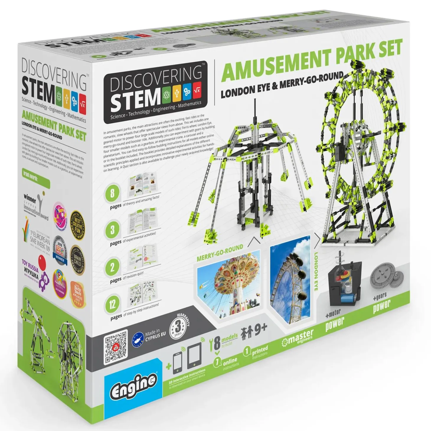 Engino STEM Engineering Amusement Park Building Set
