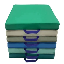 Factory Direct Partners SoftScape 15 in Square Floor Cushions, 6-Piece - Contemporary