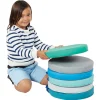 Factory Direct Partners SoftScape 15 in Round Floor Cushions, 6-Piece - Contemporary