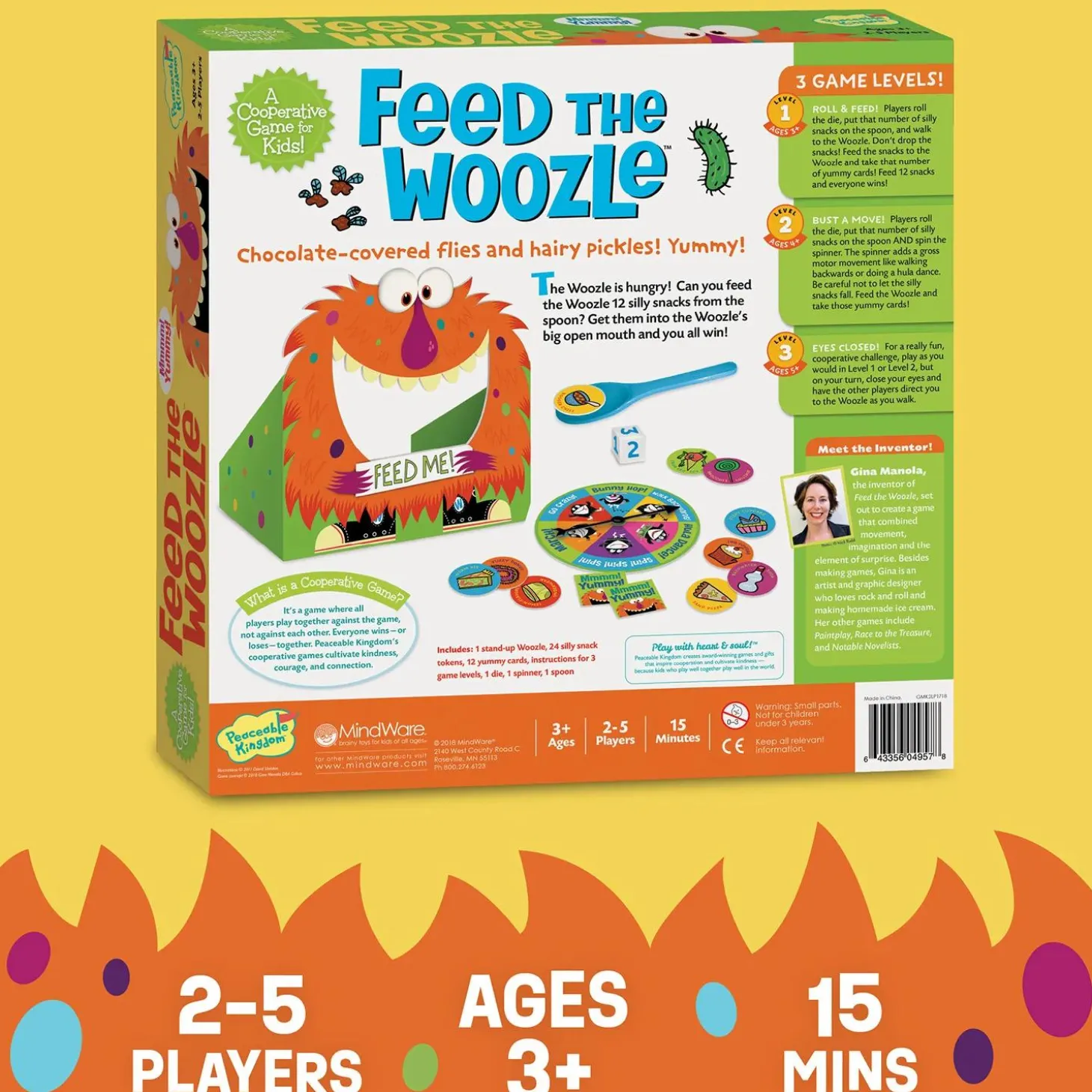 Feed The Woozle™ Peaceable Kingdom Cooperative Game