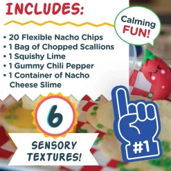 Foodie Fidget Fan Foods – Nacho Tray Sensory Play Set