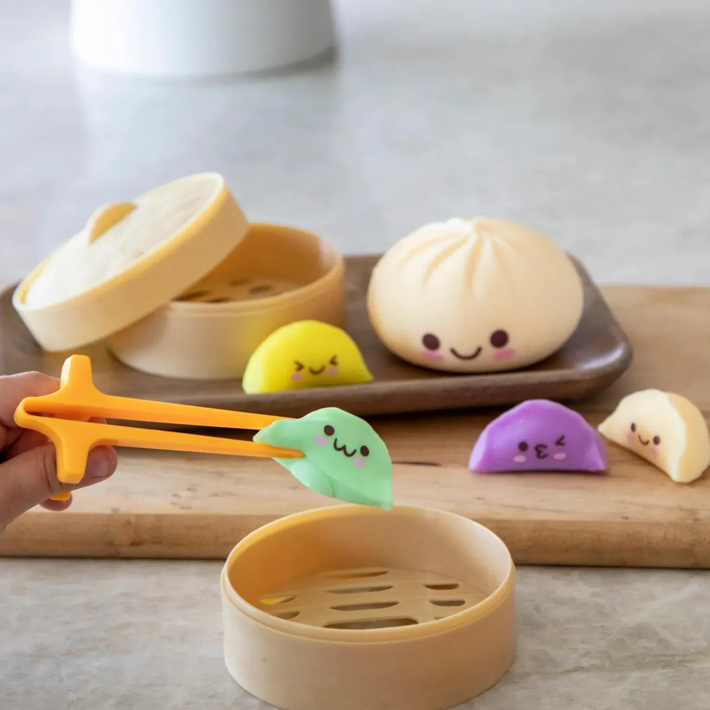 Foodie Fidgets: Set of 3 Sensory Squishy Toys