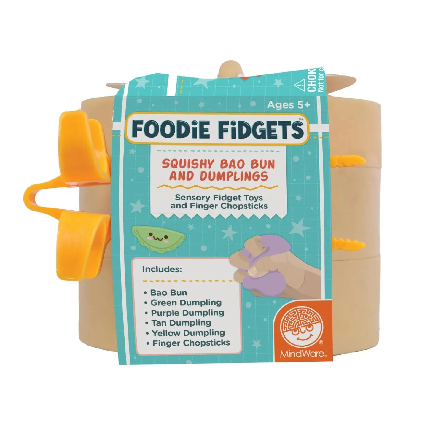 Foodie Fidgets Squishy Bao Bun and Dumplings Fidgets for Kids
