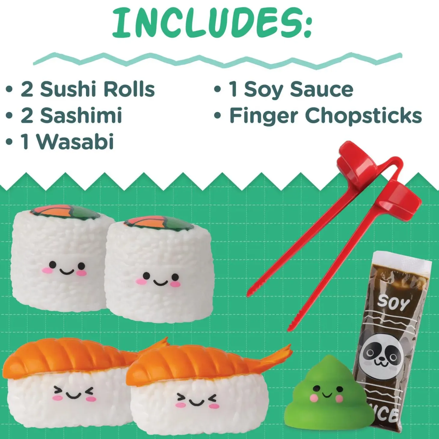 Foodie Fidgets Sushi Tray Fidgets for Kids