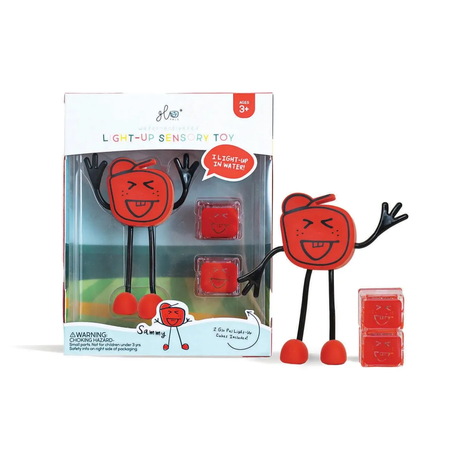 Glo Pals Sammy Water-Activated Glowing Bath Toy